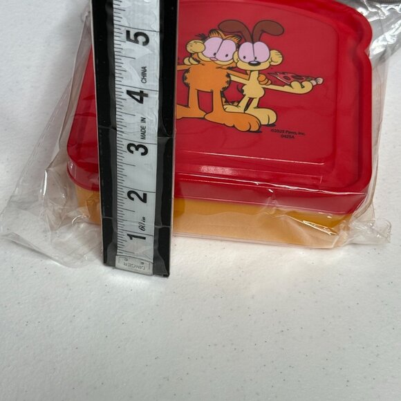 Garfield Sandwich Container Lunch Box Cartoon Food Storage New - Picture 6 of 6